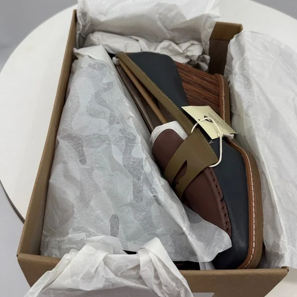 Sanctuary Cadence Leather Penny Loafer Wedge NIB Eco Chic Style 523258 - Picture 12 of 16